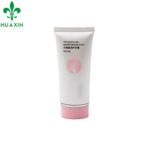 Tubo de empacotamento do tubo do creme da mão limpo da forma oval plástica de 50ml